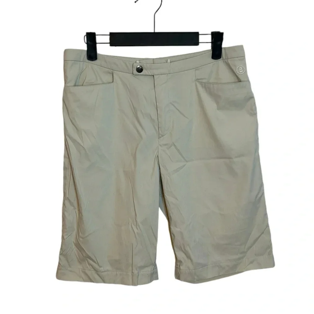 Bogner Cream Bermuda Shorts